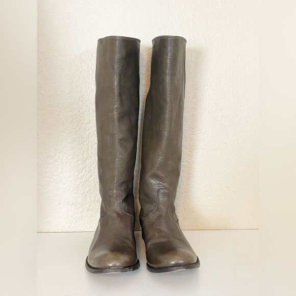 Vintage FRYE Melissa Button Back Zip Tall Riding Boots Size 9 - Picture 11 of 14